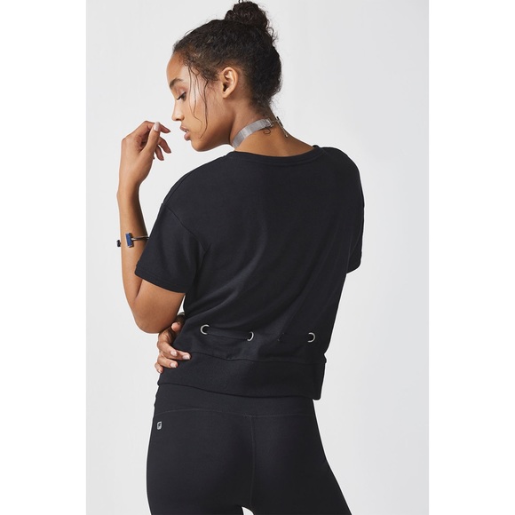 Fabletics Women's Black Odin Top - Medium - Picture 2 of 8